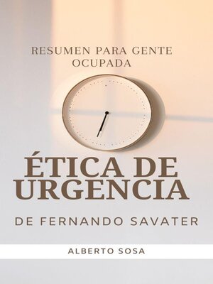 cover image of Resumen de Ética de Urgencia, de Fernando Savater